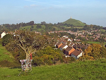 Glastonbury Landschaft